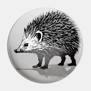 Hedgehogs Shadow Silhouette Anime Style Collection No. 37 Pin