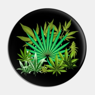 420 FLOWER LEAF DESIGN Pin