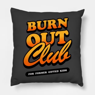 Burnout Club Retro Pillow