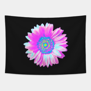 Pink Holographic Daisy Tapestry