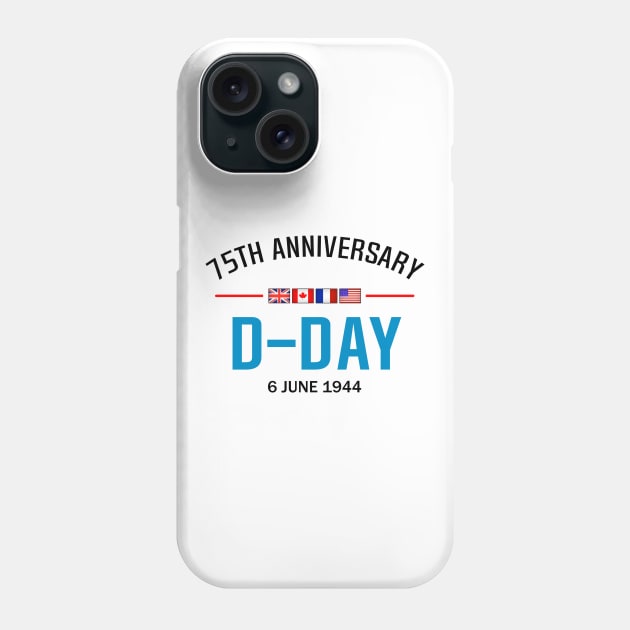 D-Day 75th Phone Case by SeattleDesignCompany