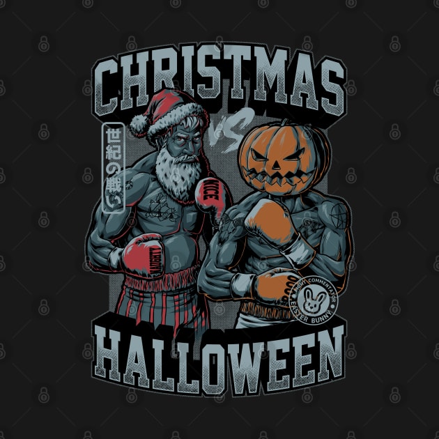 Christmas vs Halloween by Studio Mootant