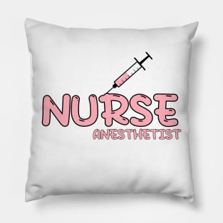 Nurse Anesthetist (CRNA) Red Pillow