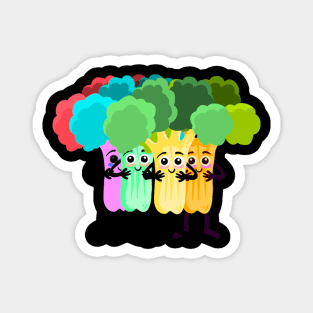 The broccoli Crew Magnet