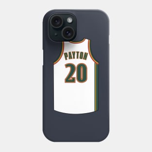 Gary Payton Seattle Supersonics Jersey Qiangy Phone Case