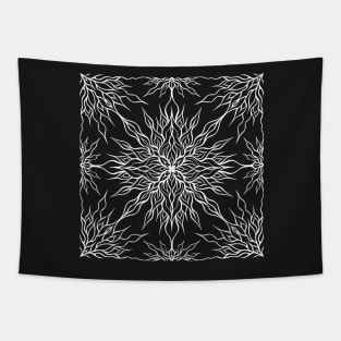 Alien Flower Pattern Tapestry