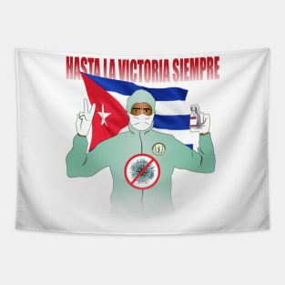 Cuba medical victory T shirt Tapestry