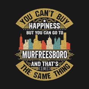 Murfreesboro City Tennessee State USA Flag Native American T-Shirt