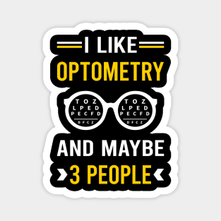 3 People Optometry Optometrist Magnet