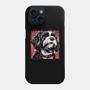 Retro Art Havanese Dog Lover Phone Case