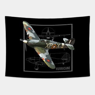 Hurricane | British WW2 Fighter Plane Tapestry