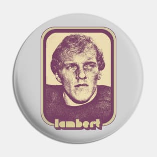 Jack Lambert // Retro Style Football Fan Gift Design Pin