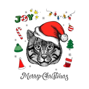 Merry Christmas Cat T-Shirt