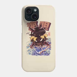 Sea Urchin Illustration Anime Design Phone Case