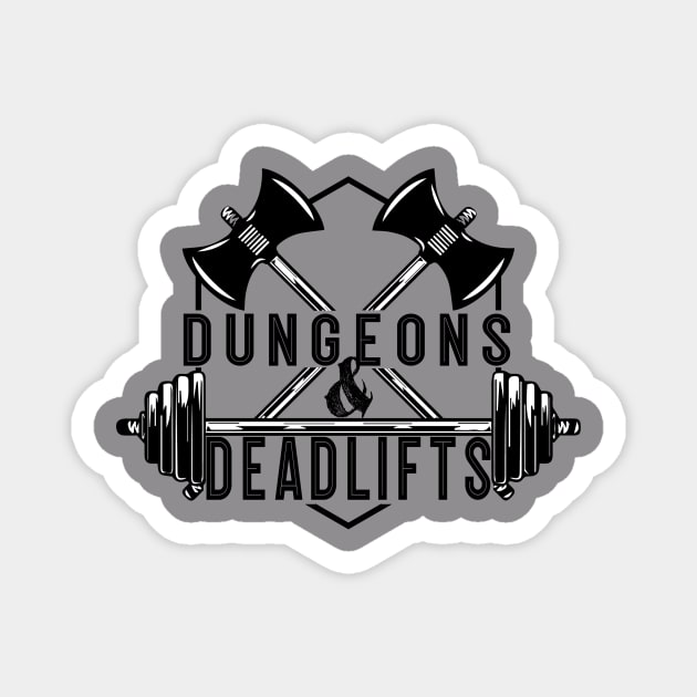 Dungeons and Deadlifts Magnet by chrisbissette