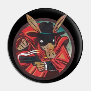 The Crimson Aardvenger Pin