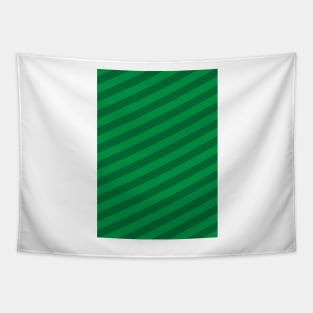 Celtic Green and Green Angled Hoops Tapestry