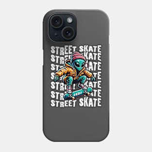 Street skate t shirt Phone Case