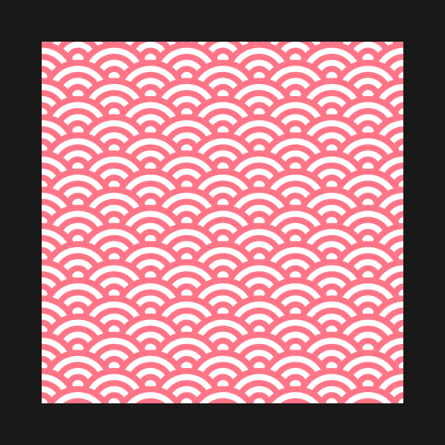 Pink wave pattern by diffrances