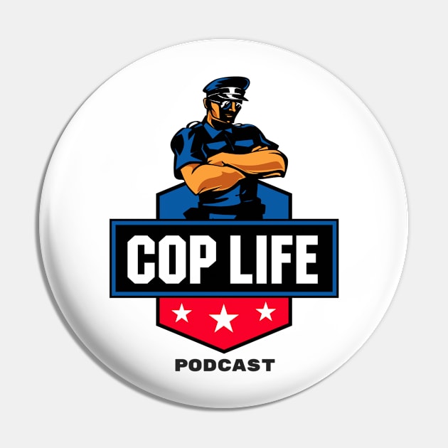 Podcast Logo Pin by CopLife