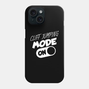 Cliff jumping mode on Phone Case