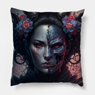 Geisha Oni Pillow