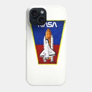 NASA Space Shuttle Grunge Logo Mars Moon Vintage Style Phone Case