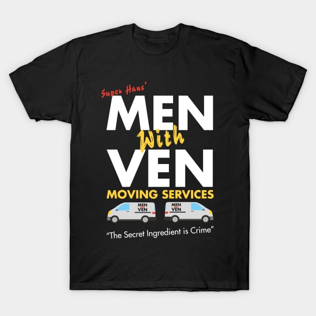 Men With Ven Removal Company Logo T-Shirt Men With Ven Removal Company Logo T-Shirt