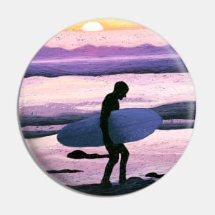 Surfing in Hawaii Pin