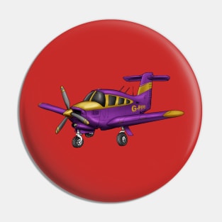 Purple Aircraft Piper T-Tail Pin