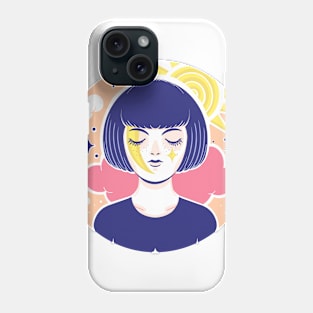 Eclipse girl Phone Case