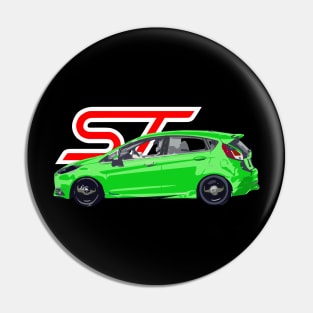 Ford fiesta st Green Envy Pin