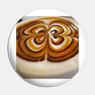 Coffee Art Cappuccino Pin