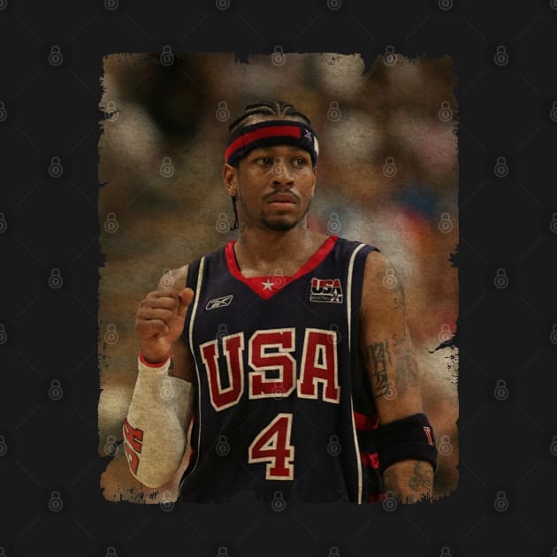 Allen Iverson on Team USA by Wendyshopart