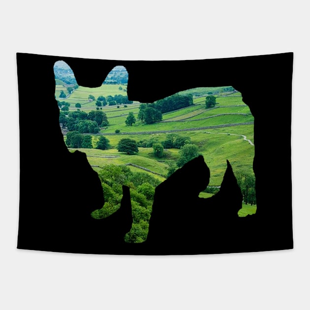 A Yorkshire French Bulldog Tapestry by shauniejdesigns