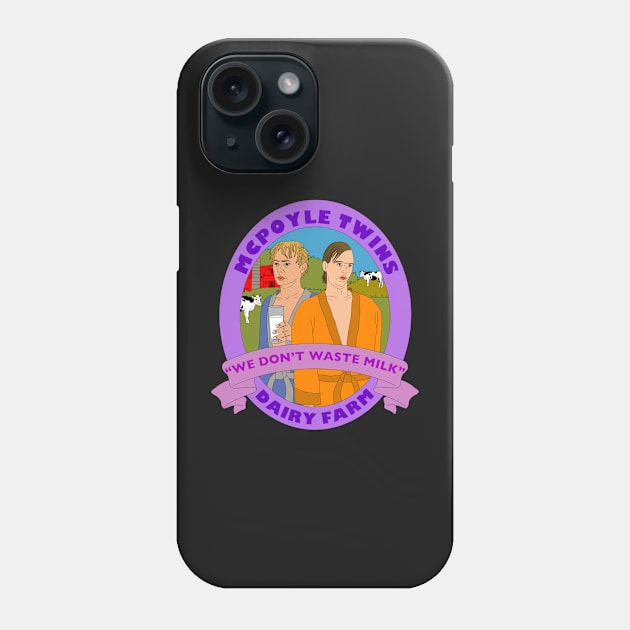 McPoyle Twins Dairy Farm Phone Case by motelgemini