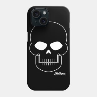 Niche Skull Island Mod Art  Black Skull Phone Case