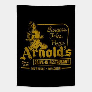 Vintage Arnold's Drive-In Restaurant Tapestry