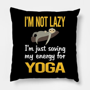 Saving Energy For Yoga Pillow