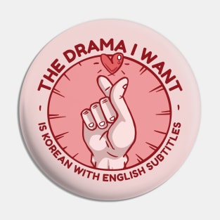 K-Drama Heartthrob: Celebrating Korean Romance Pin