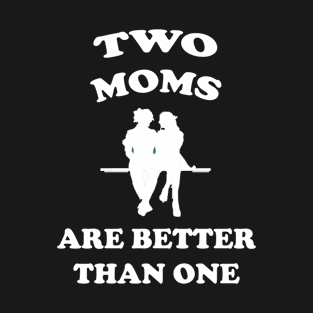 Best Moms Ever Rainbow Family T-Shirt