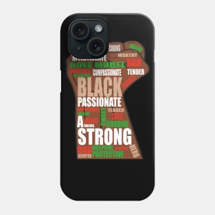 Black daddy african american gift Phone Case