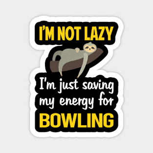 Funny Lazy Bowling Magnet