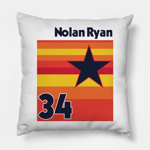 Retro Nolan Uniform Tribute Pillow by darklordpug