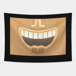 Vanilla Tiki Smile Mask! Tapestry