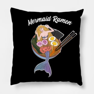 Cute Asian mermaid ramen Pillow