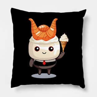 kawaii ice cream cone junk food T-Shirt cute  funny Pillow