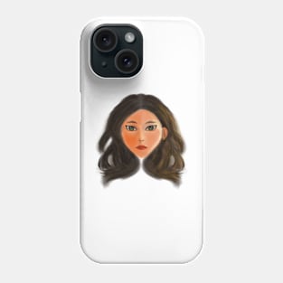 Girl Portrait Phone Case