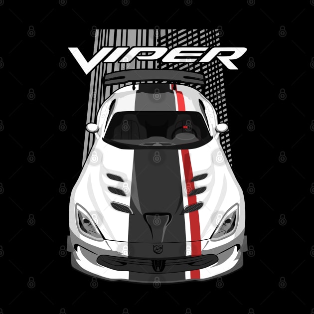 Viper ACR-5thgen-white black red by V8social