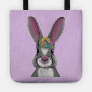 Easter bunny Watercolor Tote